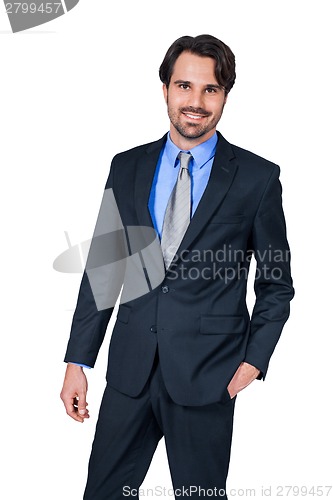 Image of Confident relaxed business executive