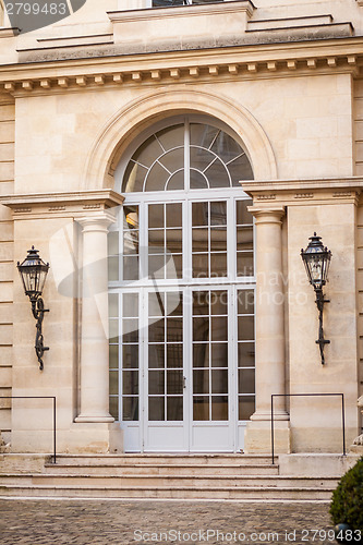 Image of Exterior of a historical townhouse in Paris