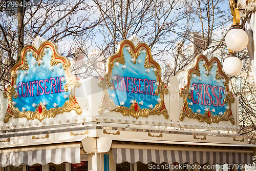 Image of Ornate carousel or merry-go-round