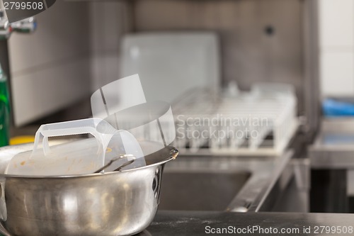 Image of Neat interior of a commercial kitchen