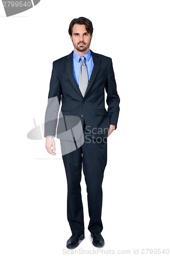 Image of Confident relaxed business executive