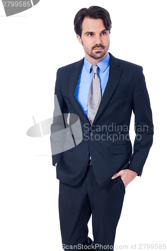 Image of Confident relaxed business executive