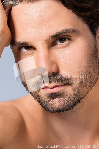 Image of Handsome sexy bearded man