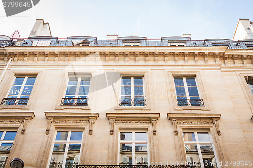 Image of Exterior of a historical townhouse in Paris