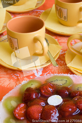 Image of Cake and coffee