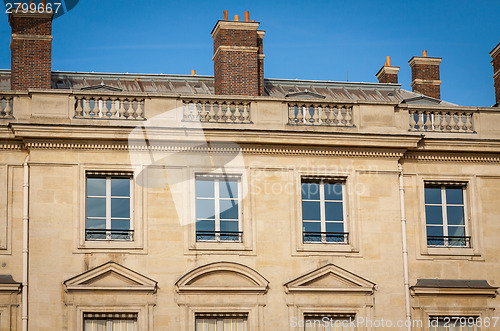 Image of Exterior of a historical townhouse in Paris