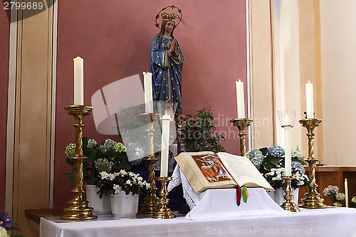 Image of Altar in the church