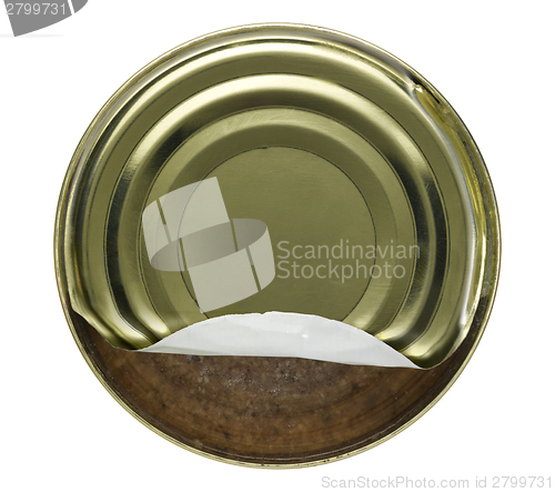 Image of tin can with Kochwurst