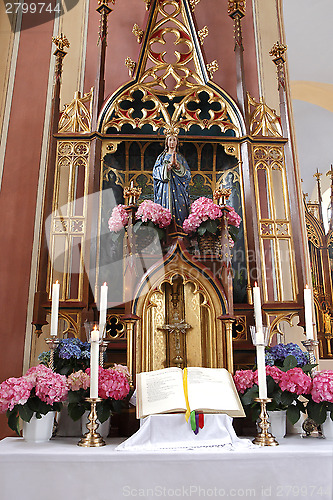 Image of Altar in the church