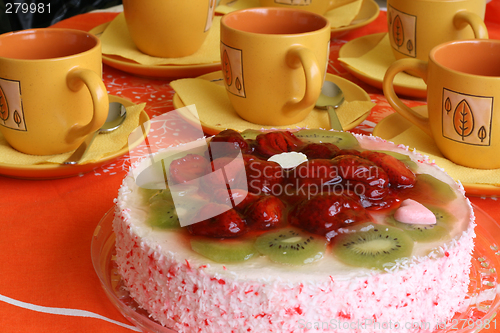 Image of Cake and coffee