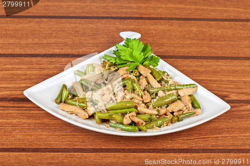 Image of Green beans with chicken