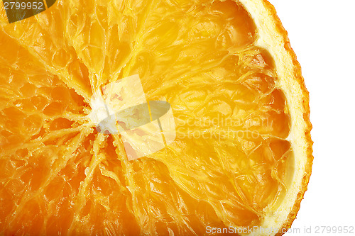 Image of Close-up of a dried orange
