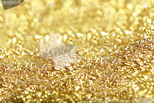 Image of Golden glitter