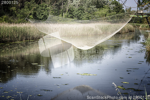 Image of Fishing hut on the lagoon