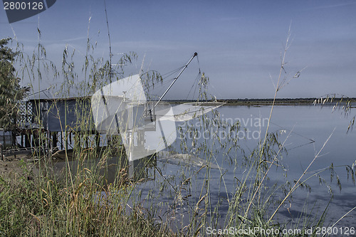 Image of Fishing hut on the lagoon