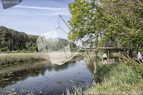 Image of Fishing hut on the lagoon