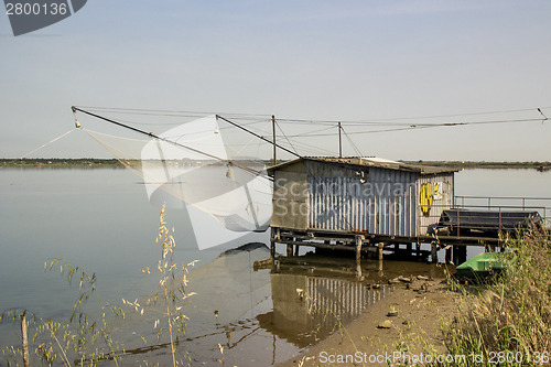 Image of Fishing hut on the lagoon