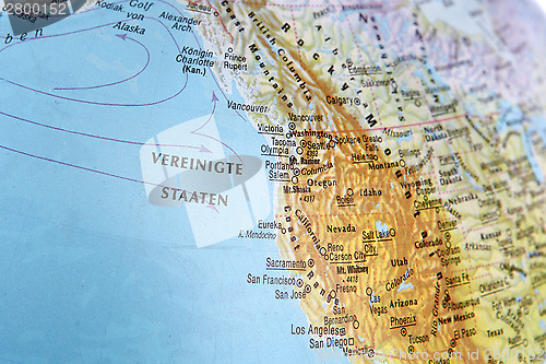 Image of West coast of USA 