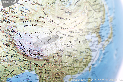 Image of Close-up of China