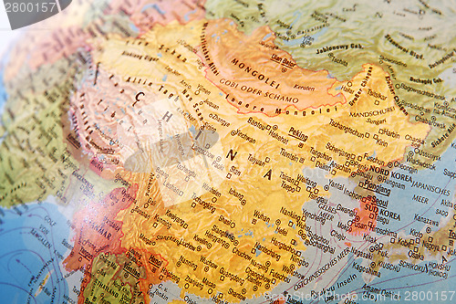 Image of Close-up of China