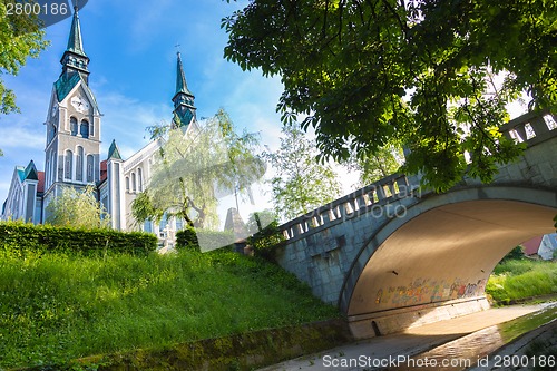 Image of Trnovo Church in Ljubljana, Slovenia