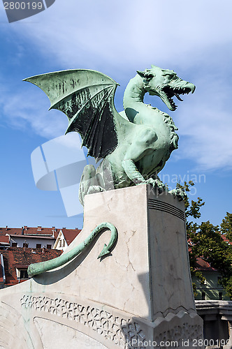 Image of Dragon Bridge, Ljubljana.