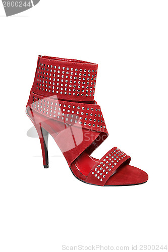 Image of Red high heel