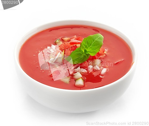 Image of bowl of gazpacho