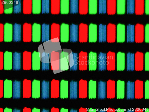 Image of LCD screen micrograph