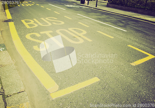 Image of Retro look Bus stop