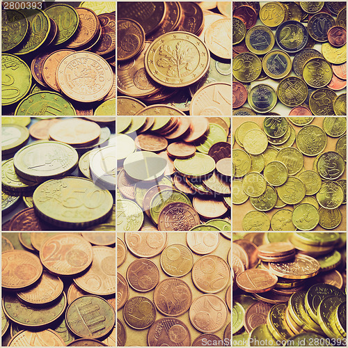 Image of Retro look Money collage