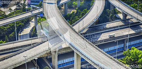 Image of city overpass in HongKong,Asia China 