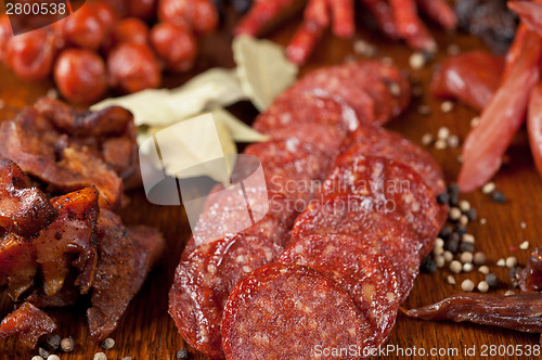 Image of meat and sausages