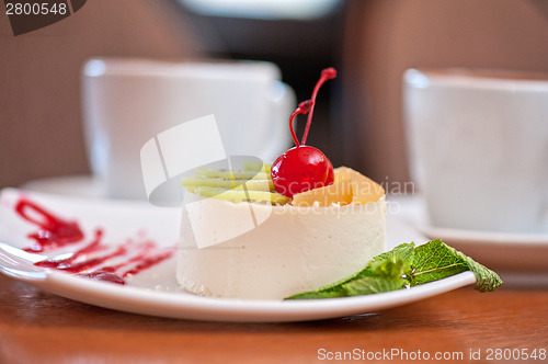 Image of tasty dessert