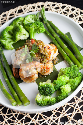 Image of Shrimp Scampi with Vegetables