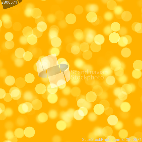 Image of Golden Bokeh Circles