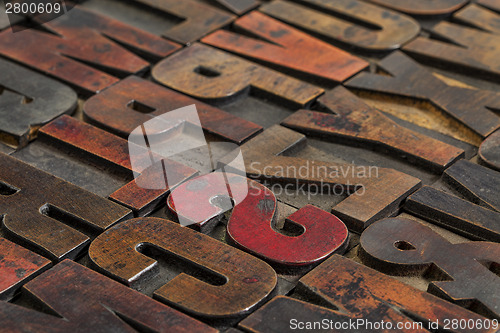 Image of vintage printing blocks