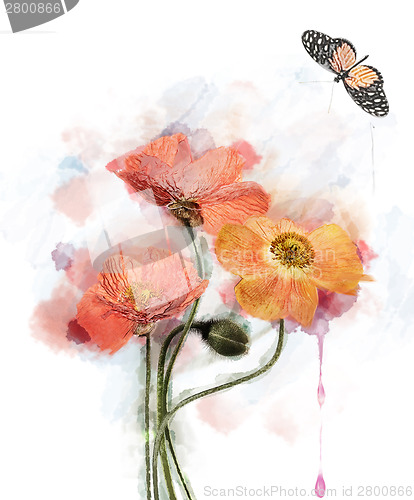 Image of Watercolor Flowers