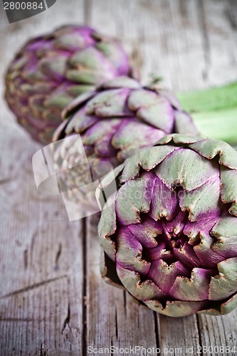 Image of fresh artichokes