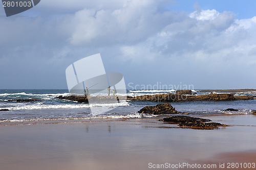 Image of Moroccan coast in Dar Bouazza