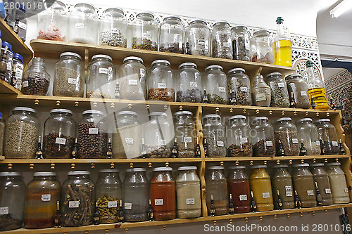 Image of Spice shop in Morocco