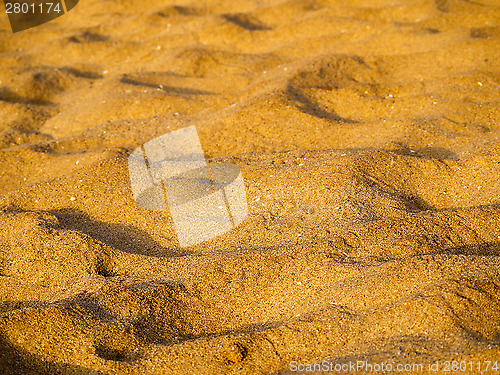 Image of Close-up of sand on the beach