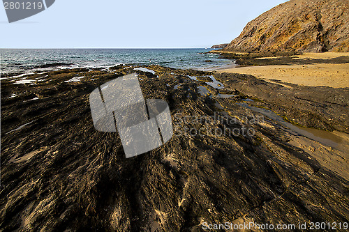 Image of spain musk pond beach  water boat  