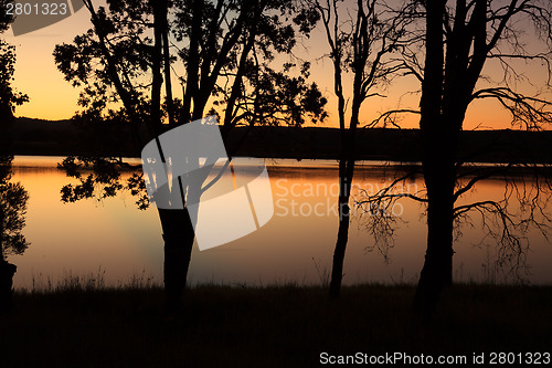 Image of Sunset Penrith Lakes Australia