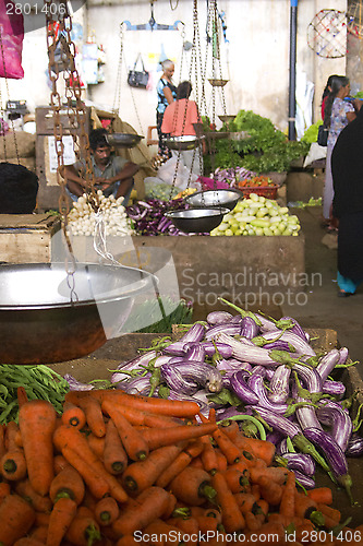 Image of Fruits and vegetables on the market