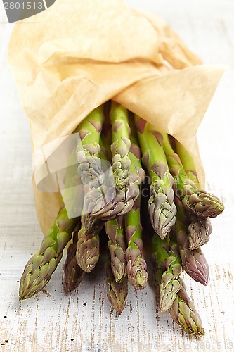 Image of fresh raw asparagus