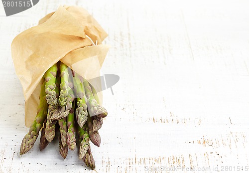 Image of fresh raw asparagus