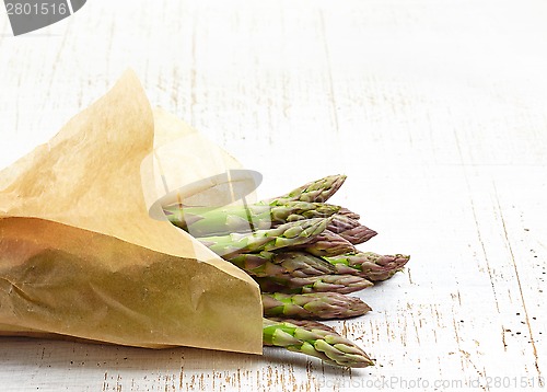 Image of fresh raw asparagus