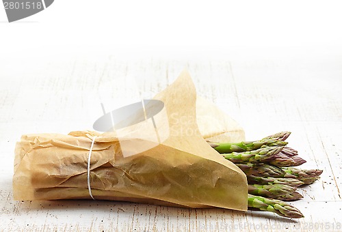 Image of fresh raw asparagus