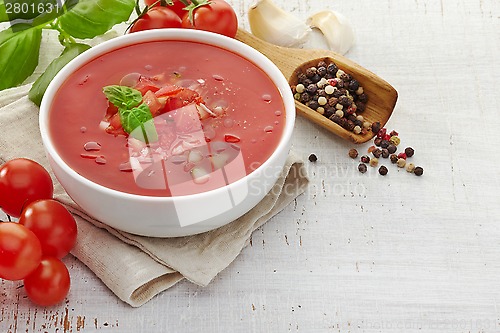 Image of Fresh tomato soup Gazpacho